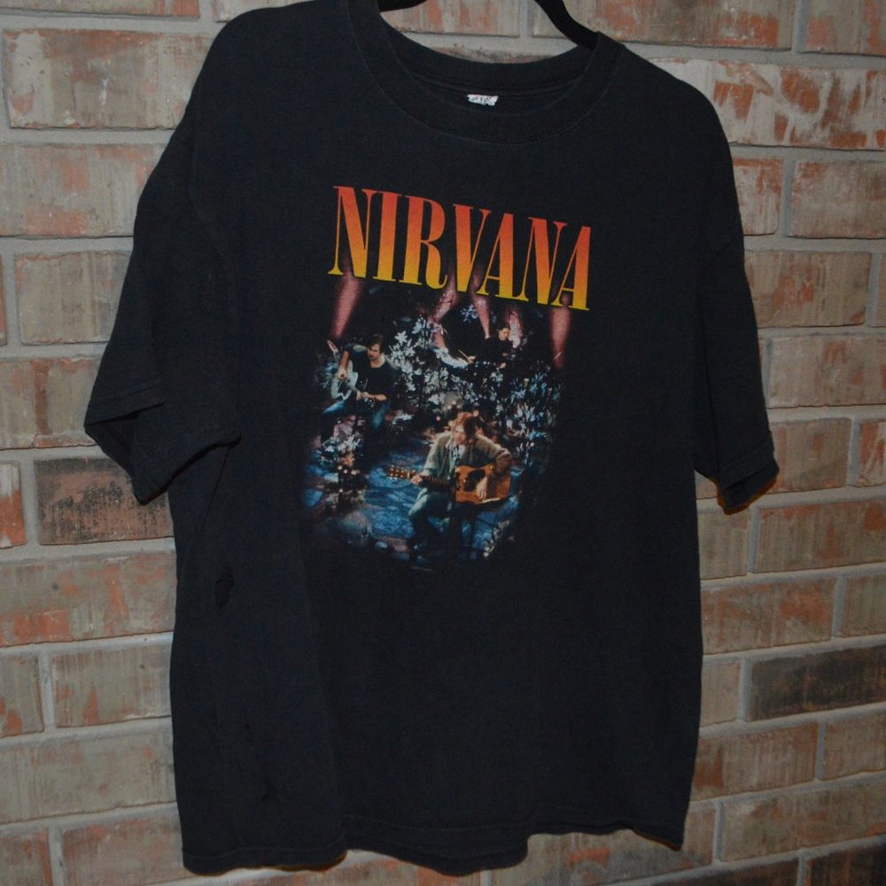 NIRVANA vintage unplugged T shirt 2008
